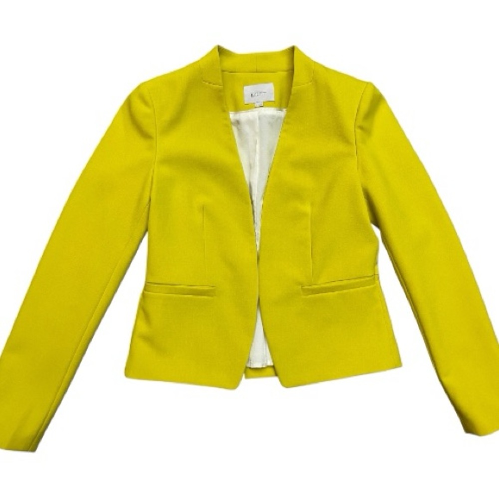 Loft Ann Taylor Yellow Blazer Jacket